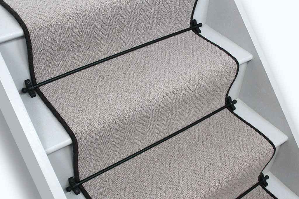 Autumn Warmth Herringbone Wool Stair Runner