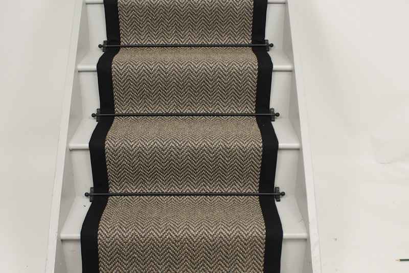 Boston Jute Herringbone Stair Runner