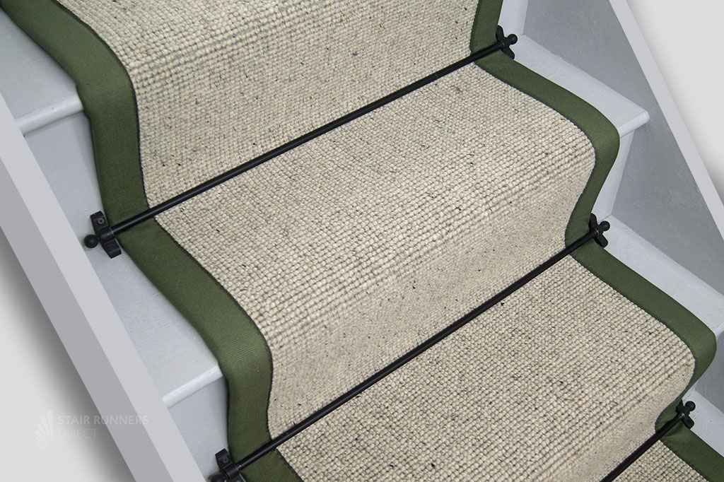 Natural Weave Warm Mineral Stair Runner