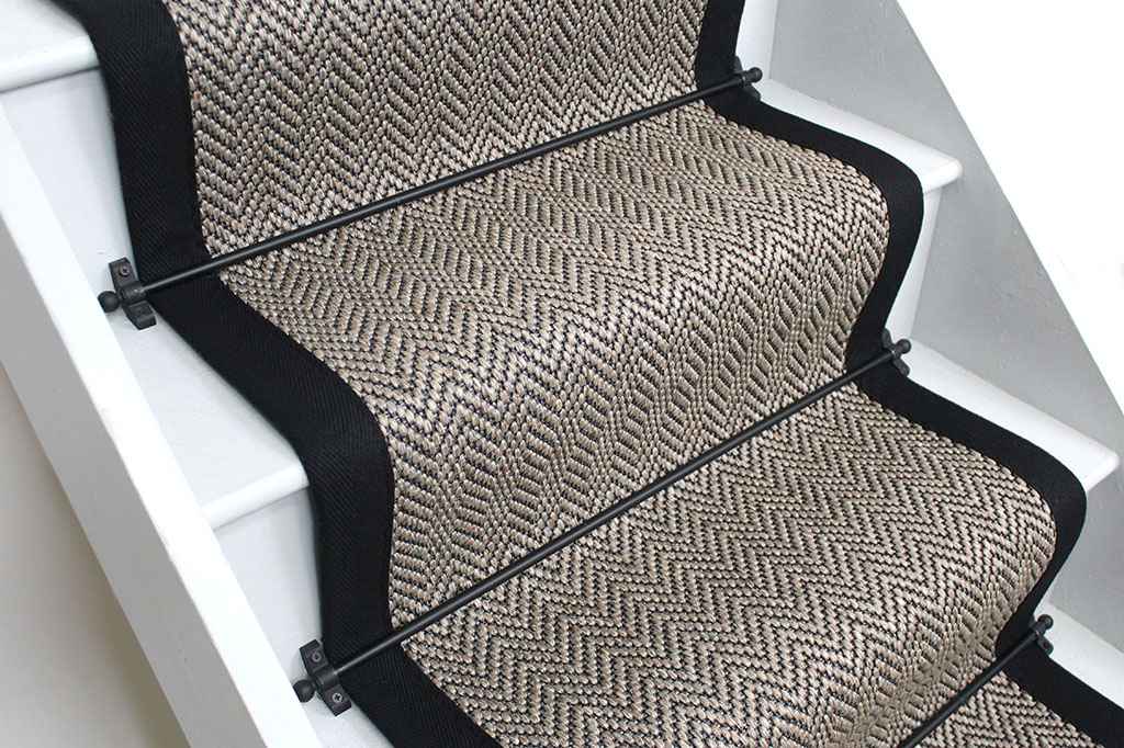 Boston Jute Herringbone Stair Runner