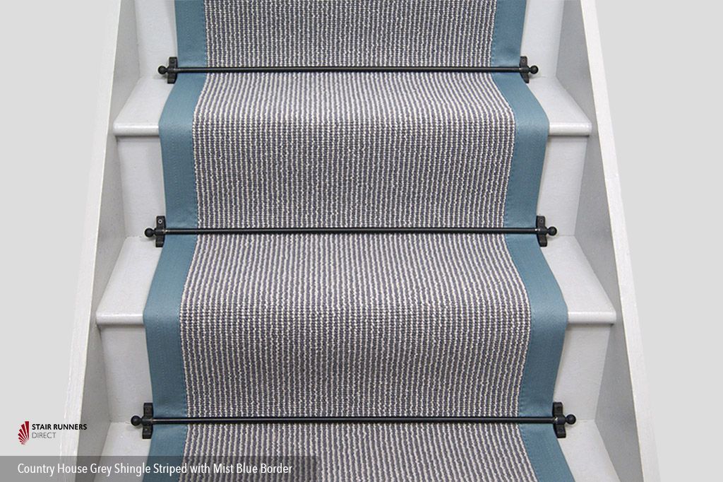 Grey Stripe Mist Blue 2