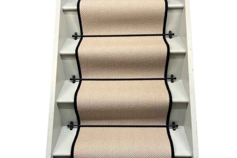 Fibre Flooring Highclere Wool Herringbone Stair Runner