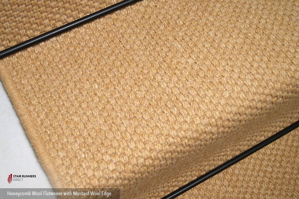 Honeycomb Mustard Wool Edge 3
