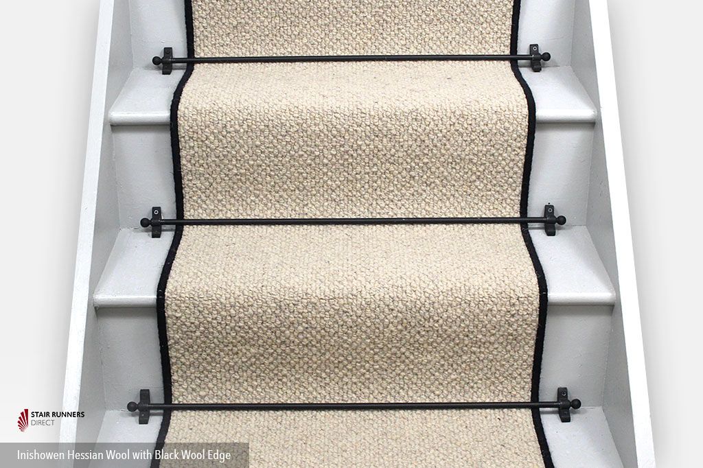 inishowen hessian wool black wool edge 2
