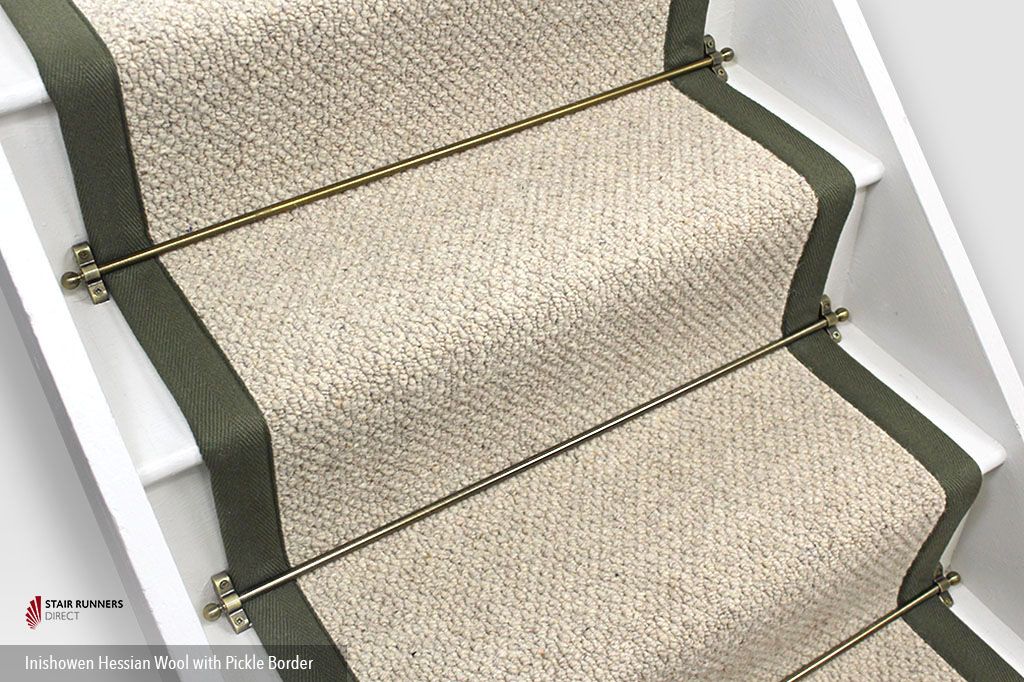 Inishowen Hessian Wool Stair Runner