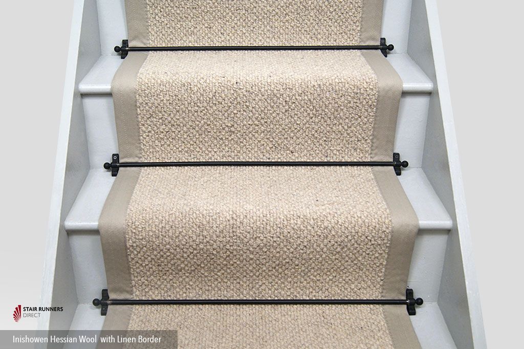 Inishowen Hessian with Linen Border 2