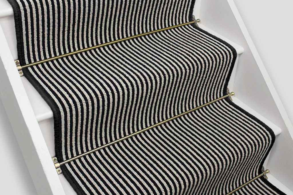 Magpie Striped stair runner