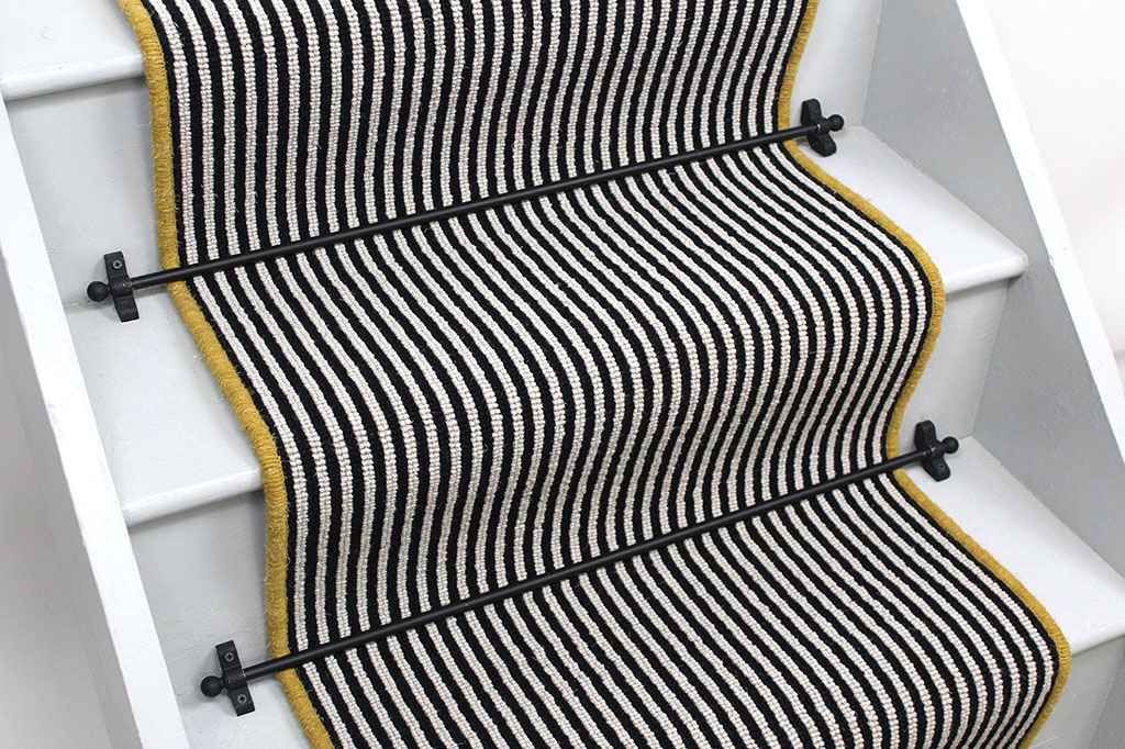 Magpie Striped stair runner