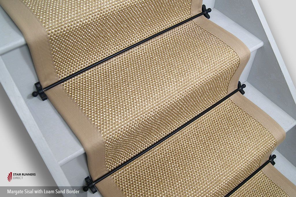 Margate Basketweave Sisal Stair Runner
