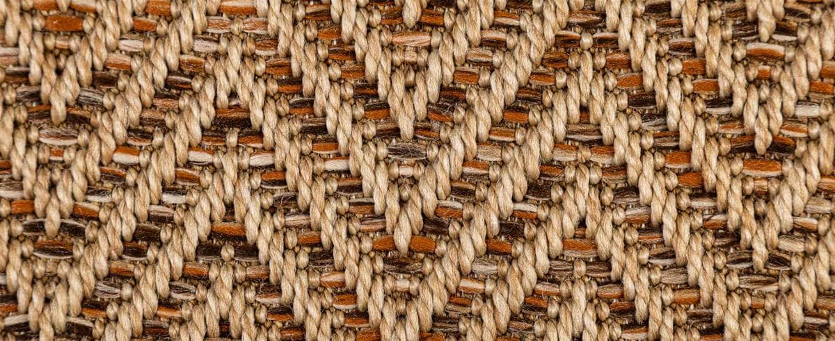 Nature Flatweave Herringbone Ginger Carpet