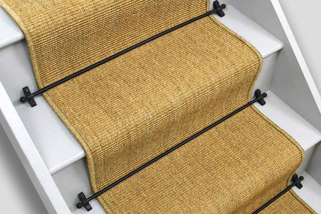 Natural Mini Boucle Stair Runner