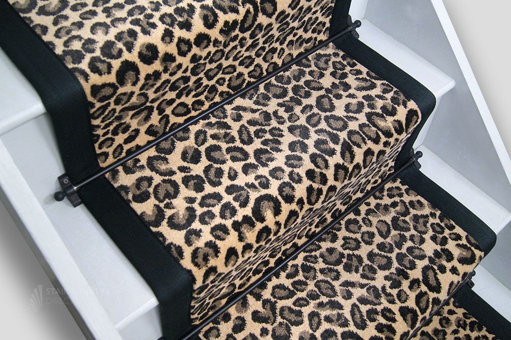 Natural Leopard Stair Runner