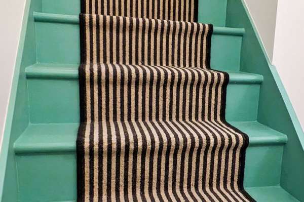 Gatsby green stairs