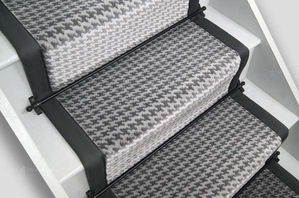 Grey Houndstooth Graphite 1