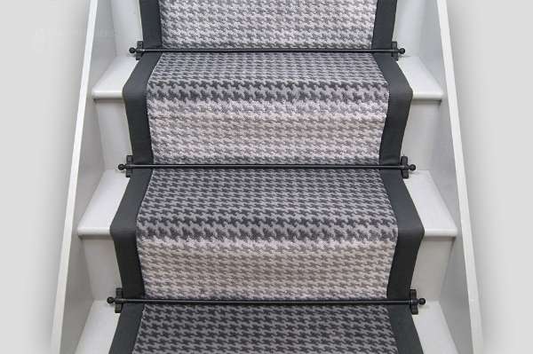 Grey Houndstooth Graphite 2