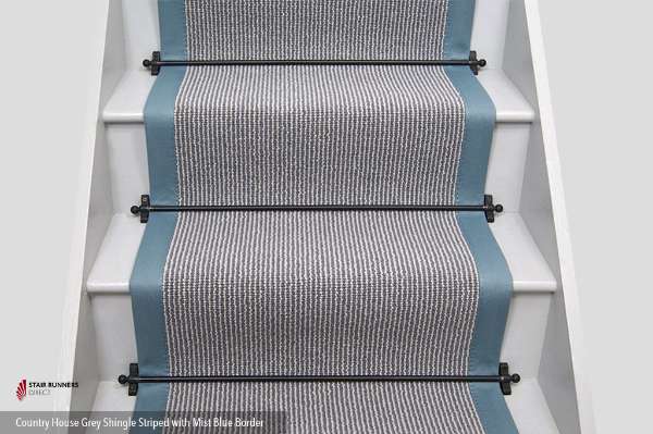 Grey Stripe Mist Blue 2