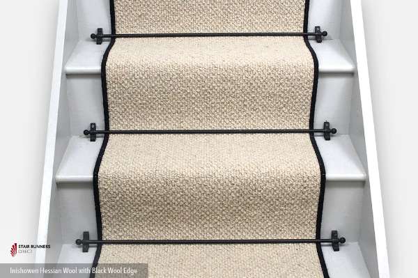 inishowen hessian wool black wool edge 2