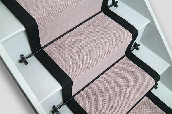 Oyster Plain Wool Black Border 1