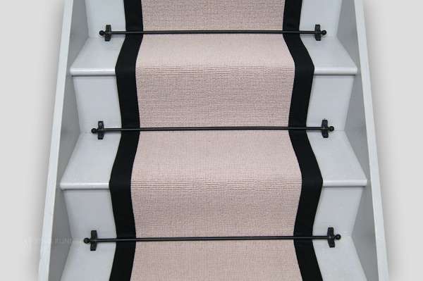 Oyster Plain Wool Black Border 2