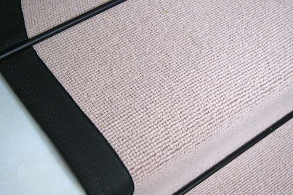 Oyster Plain Wool Black Border 3