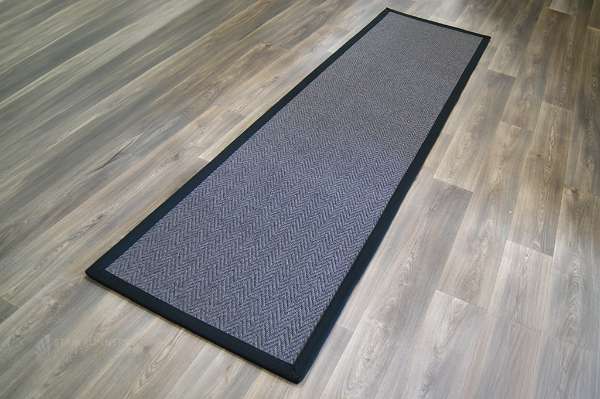 Vintage Slate Rug Black Border 1