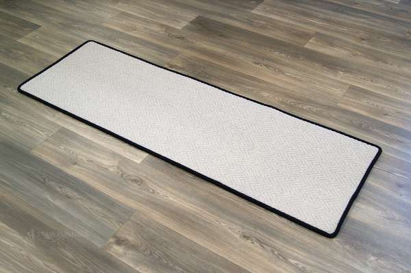 Aran Black wool Rug 1