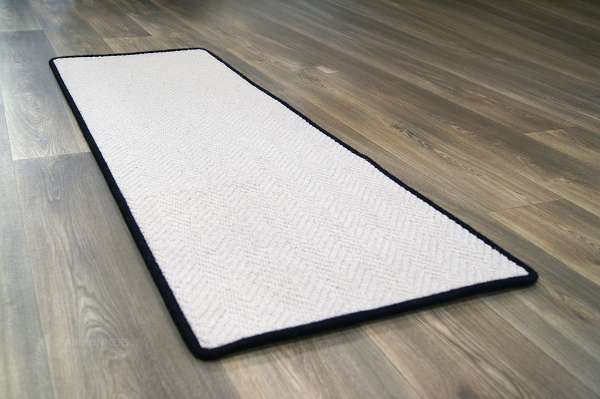 Aran Black wool Rug 2