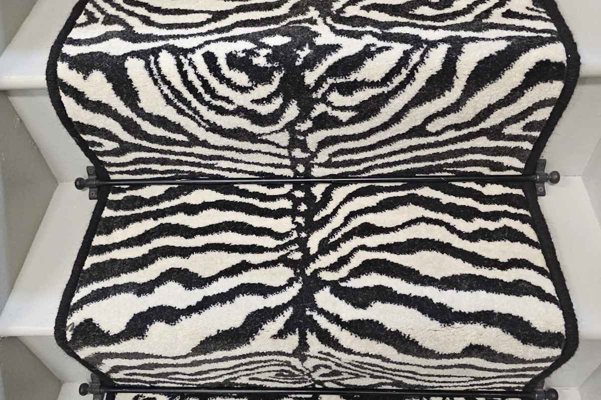 Zebra Stair Runner